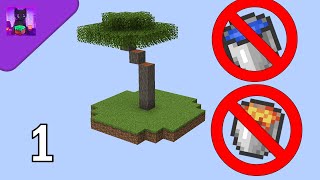 1.19.2 Skyblock: No lava, No water | starting from thin air (Episode 1)