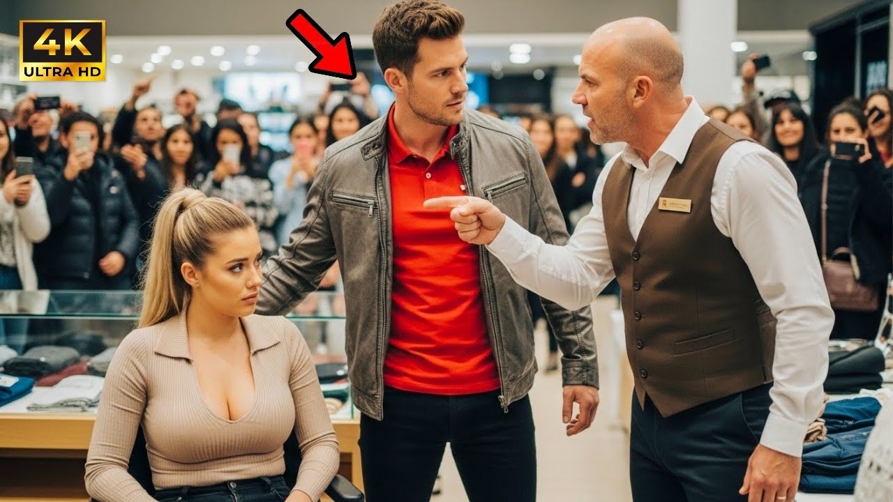 Single dad stands up for paralyzed poor girl accused for shop lifting—unaware her dad is a millionai