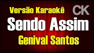 Genival Santos Sendo Assim Karaokê