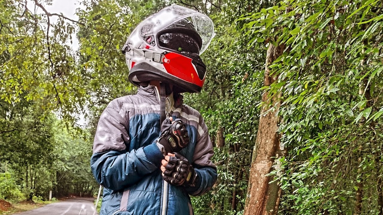 Kundapur ➡️Agumbe ➡️ Dharmashala 🙏 fantastic bike ride with boys',fun in rain 🌧️