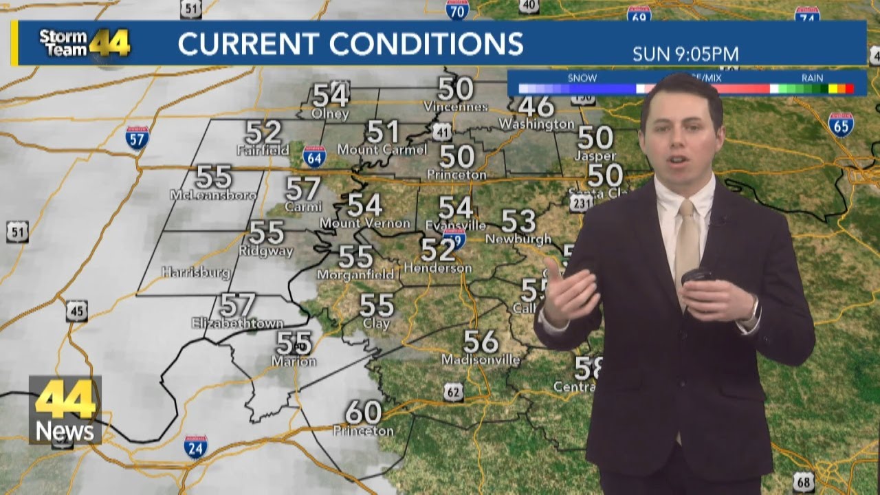 Mild and increasing clouds tonight ahead of gusty winds and downpours ...