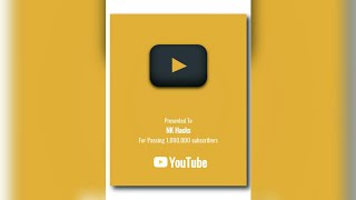 Creating Youtube Gold Play Button by Coding||HTML,CSS||NK Hacks||