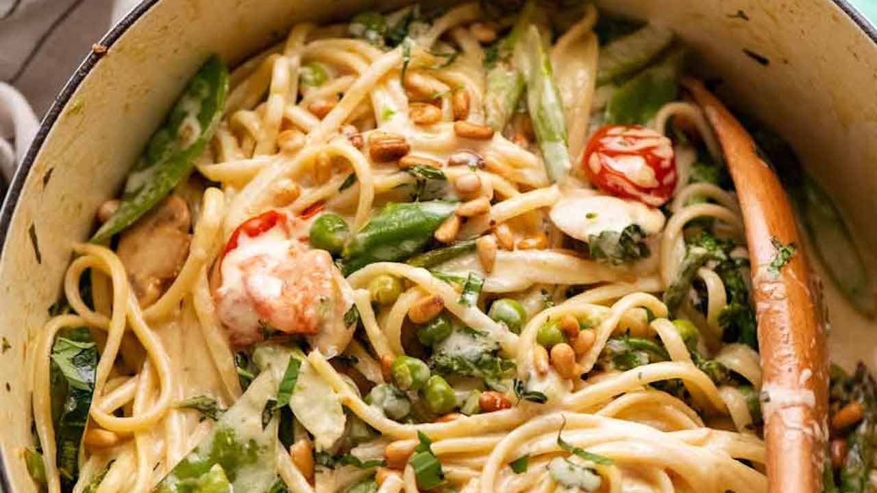 Pasta Primavera from Le Cirque YouTube
