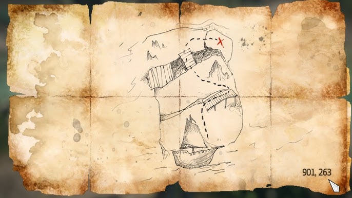 Assassin's Creed IV: Treasure Map 579-720 - , The Video Games Wiki