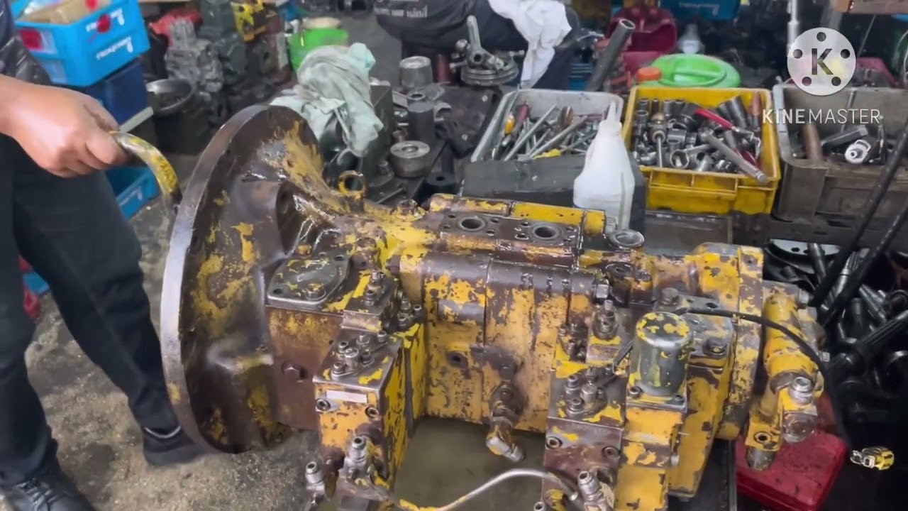 ซ่อมหมด52,000บาท คุ้มไหมปั้มรถขุดโคมัสสุPC200-5 จัดไป 5,000PSI