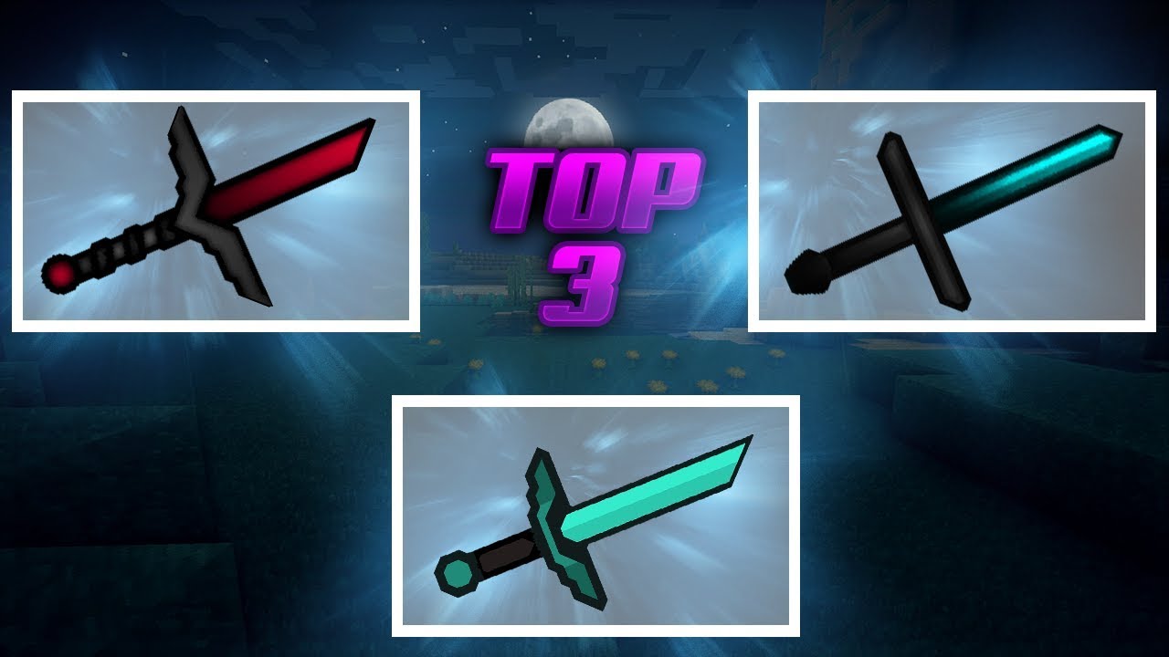 TOP 3 MINECRAFT TEXTURE PACK PVP |1.7 1.8 | SIN LAG SUBE FPS|