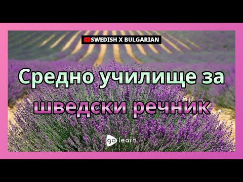 Средно училище за шведски речник | Golearn