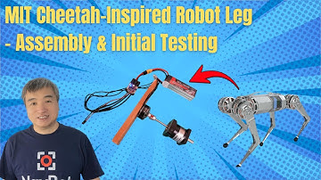 MIT Cheetah-Inspired Robot Leg – Assembly & Initial Testing