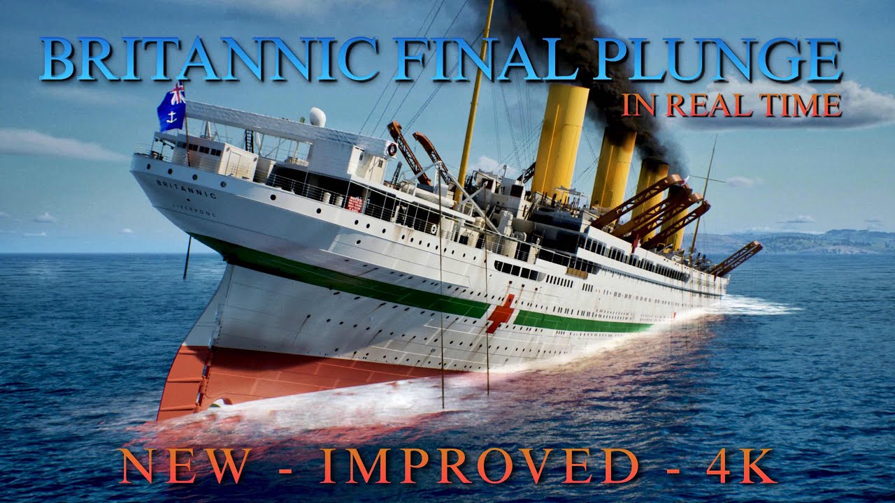 The Final Minutes of BRITANNIC   Real Time  New 2023 Animation