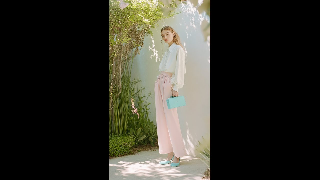 Chic Elegance in Soft Pastels 