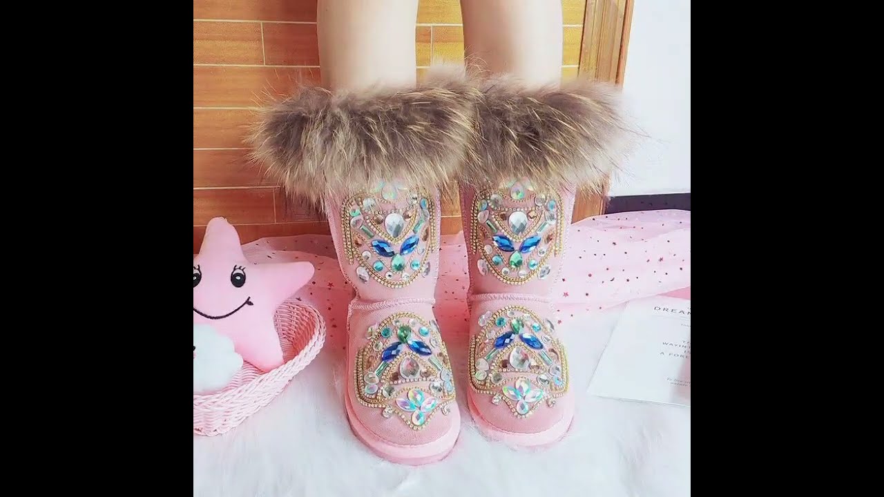 baby pink girls winter shoes design