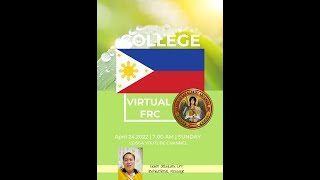 CDSGA COLLEGE FRC APRIL 24, 2022 SUNDAY 7:00 AM