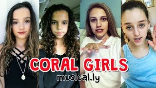 The Very Best Of Coral Girls ♥ Musical ly Compilation 2017