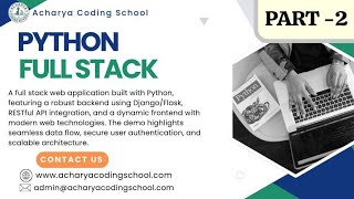 Python Demo part-2 |  career demo by Acharya |Acharya Coding School