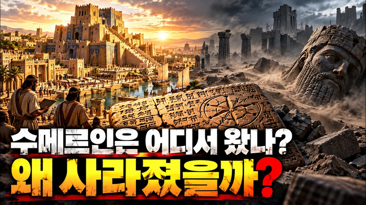 수메르인은 어디서 왔고 왜 사라졌을까? 인류 최초 문명의 기원과 몰락 — Transcript