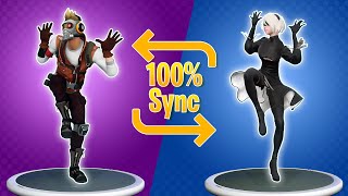 Cartoon Characters Do Fortnite Dance #2 Rocket Raccoon, Scorpion, Hulk, 2B, Anubis, Star Platinum