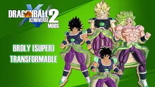 Broly Super Transformable Dragon Ball Xenoverse 2 MOD