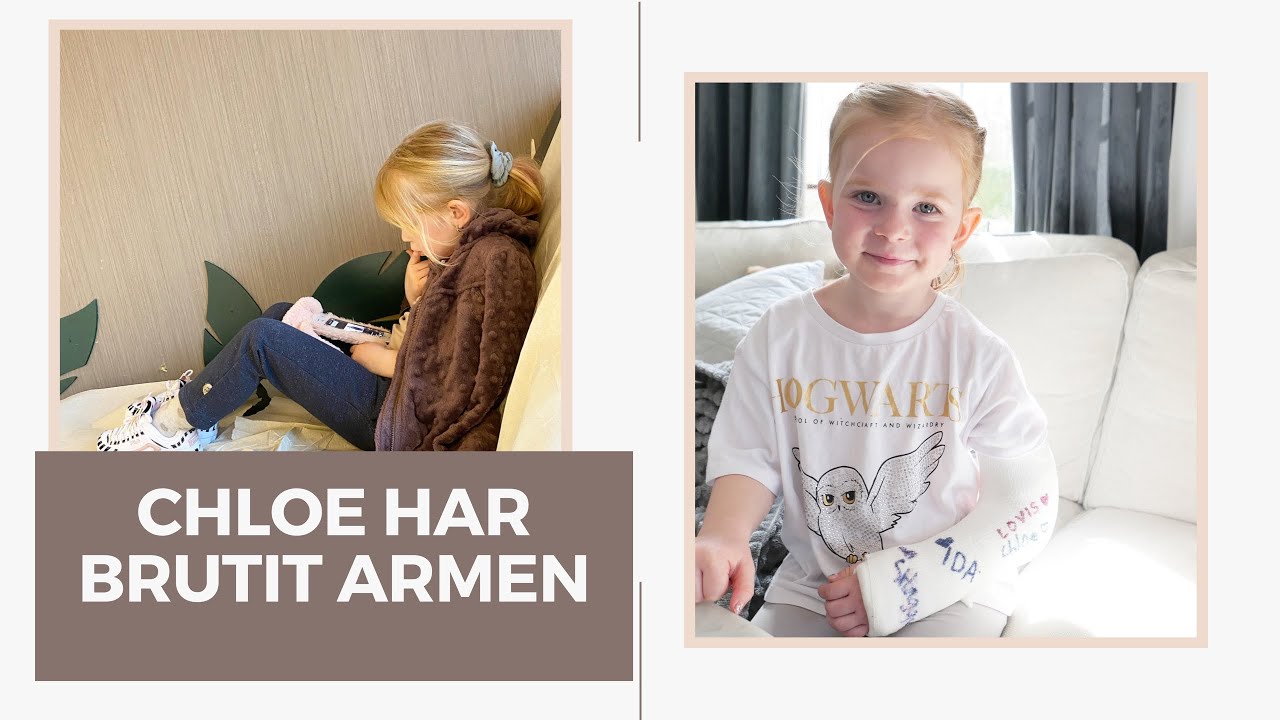 Chloe har brutit armen, vad var det som hände?