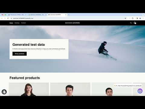 How to install VanChat to a Shopify test store