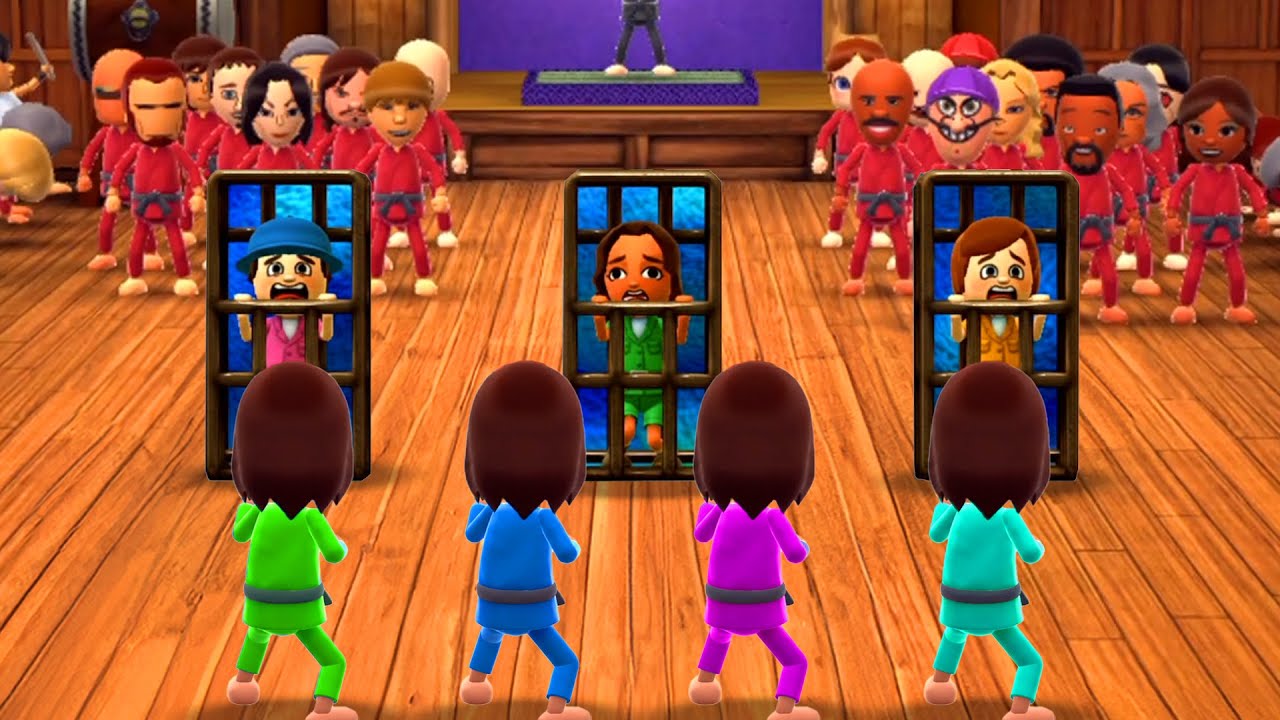 Wii Party U - Dojo Domination Play As Johnny Depp (Master Difficulty)