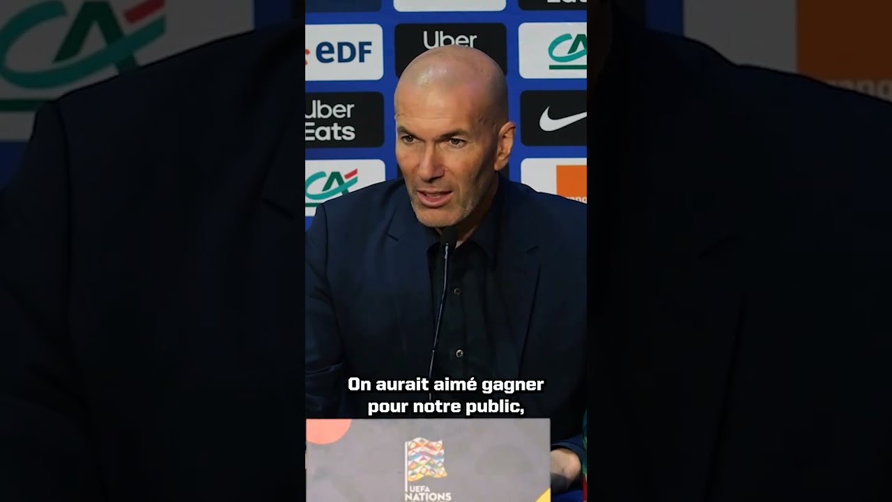 🤩 L'émotion de Zidane après avoir retrouvé le Stade de France !
