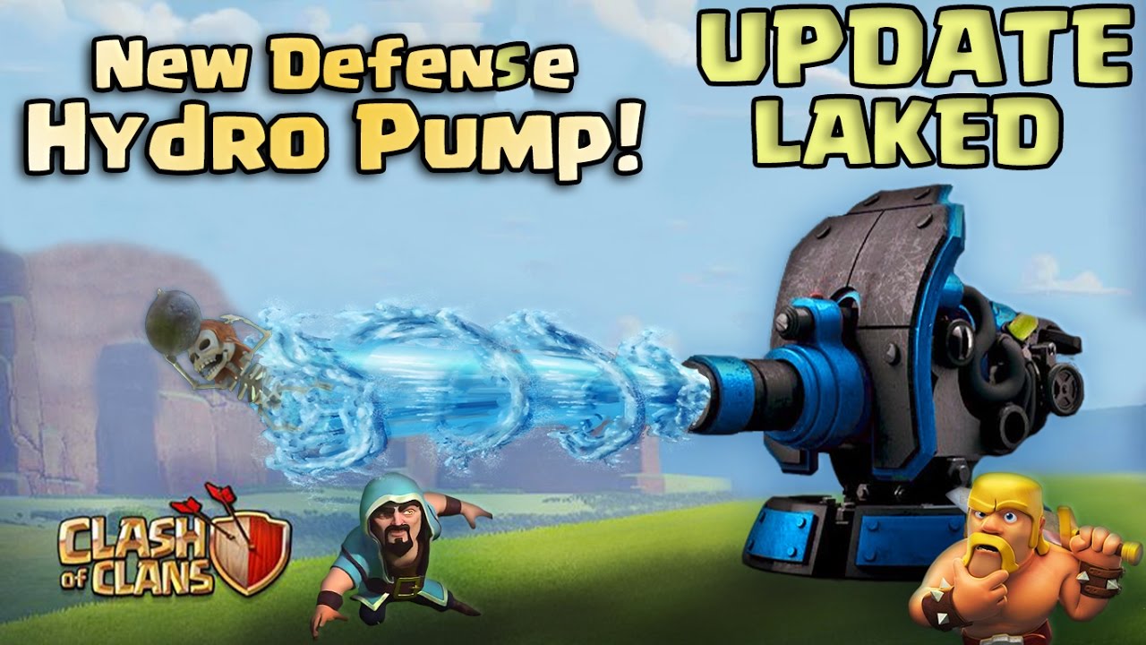 COC NEW DEFENSE CONFIRMED !!! HYDRO PUMP !!! What is this ?? how it works ??
