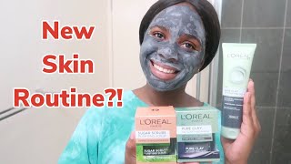 Road To Clear Skin | L’Oréal Paris Detoxifying Mask/Wash & Purifying Scrub