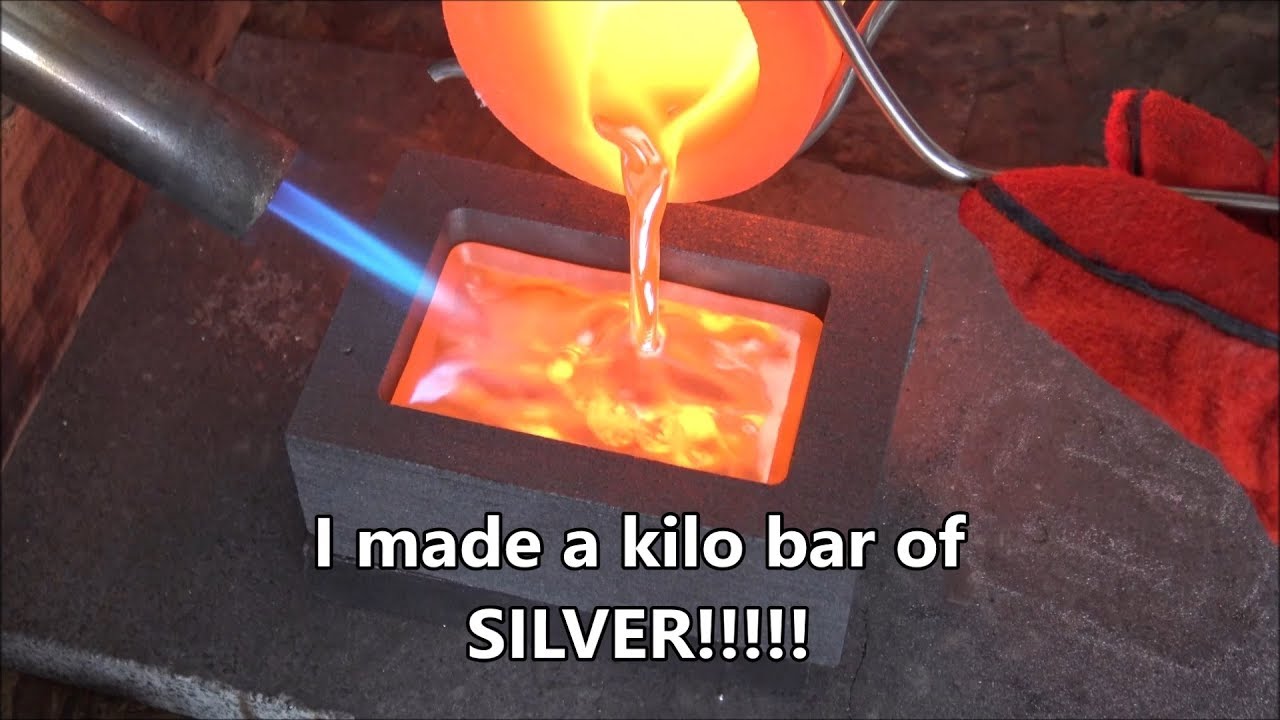 i-made-a-kilo-bar-of-pure-silver-youtube