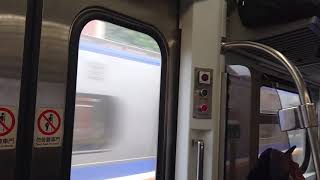 110次自強號(EMU800代打)通過內壢超越1178次區間車
