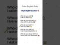 Simple English Questions and Answers | Speak Like a Native #DailyEnglish #EasyEnglish
