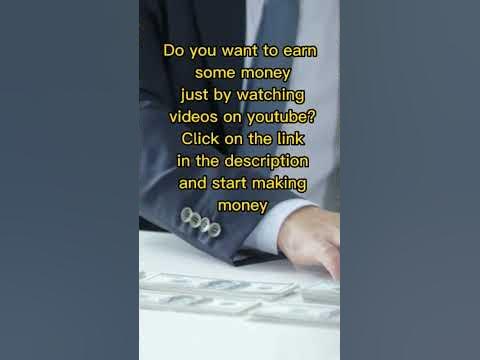 Make money just watching videos on youtube🤑🤑#makemoneyonline #money #