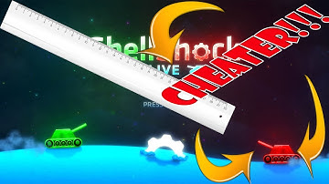 shellshock live hes using a ruler!!!!