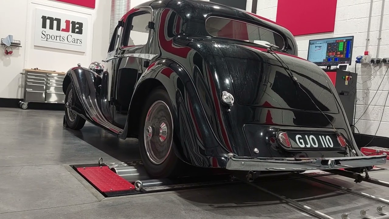 Jaguar SS 1938 dyno run