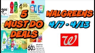 5 MUST DO WALGREENS DEALS 4/7 - 4/13 | CHEAP PERSIL, BODY WASH & MORE!