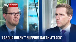 Labour doesn't support assault on Rafah  shadow minister Darren Jones MP