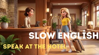 At the Hotel Conversation in English | Easy A1–A2 Speaking Practice