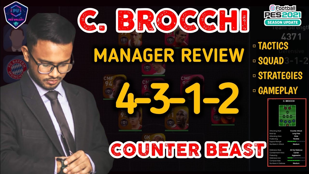 C.BROCCHI UPDATED NEW 4312 FORMATION MANAGER ONLINE GAME PLAY AND REVIEW |      A COUNTER BEAST |