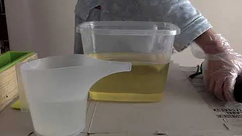 Cold Processed Laundry Soap 3 Ingredients Part 1