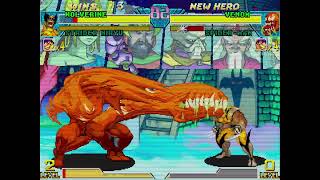Marvel vs. Capcom - Wolverine, Strider Hiryu vs. Red Venom