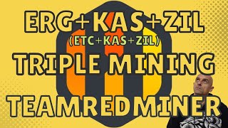 Максимизируйте свою прибыль: тройной майнинг ERGO+KASPA+ZIL с TeamRedMiner в HiveOS