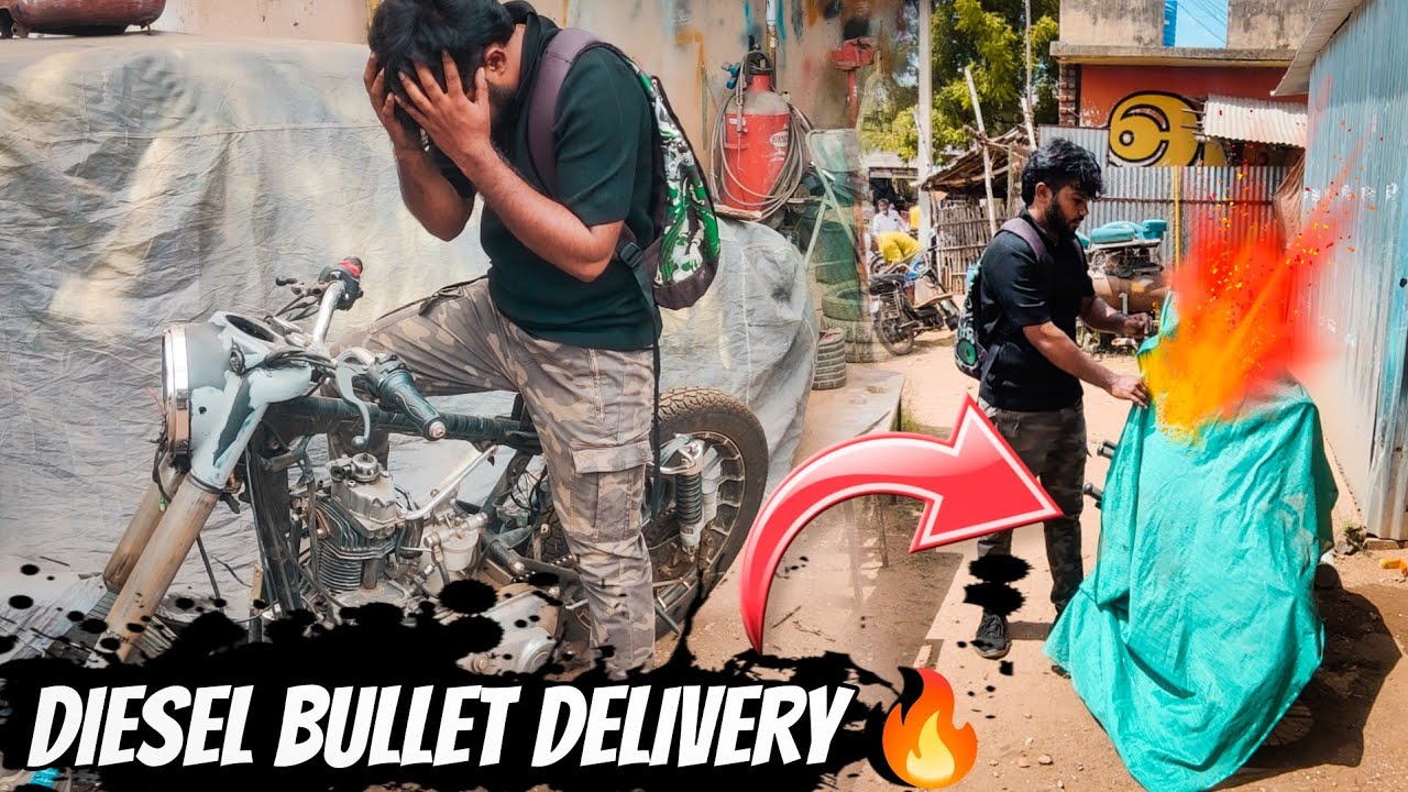 🔥Our New Diesel Bullet Delivery - 500 cc 👿 | Tamil | Modification | 
