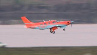 Piper PA-46-500TP [C-GUFY] takeoff from PDX