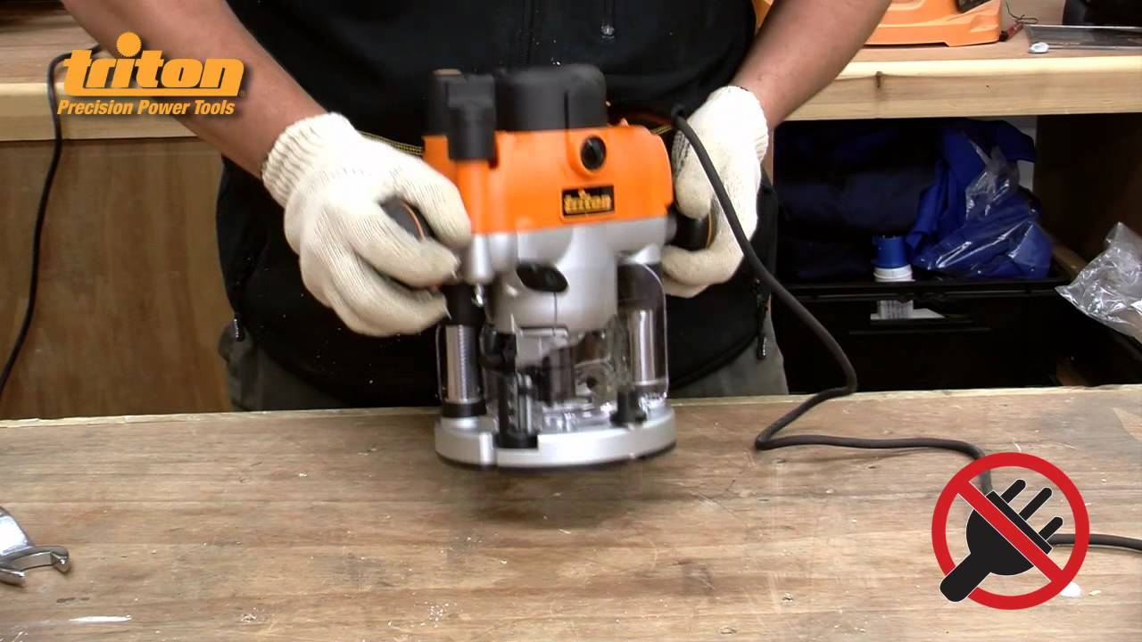 TRITON INSTRUCTIONAL: Triton MOF001 Dual Mode Precision Plunge Router