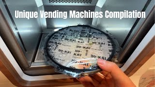 Japanese Unique Vending Machines Compilation | Ramen! Wagyu! Pork-cutlet!