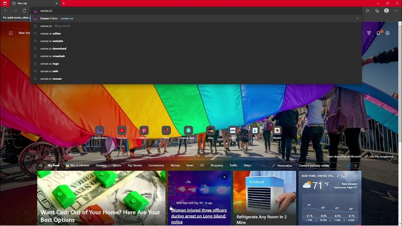 How to get my cursor youtube