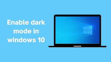 enable dark mode in windows 10 | disable dark mode windows 10