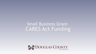 Small Business Grant - Douglas County CARES Act Funding