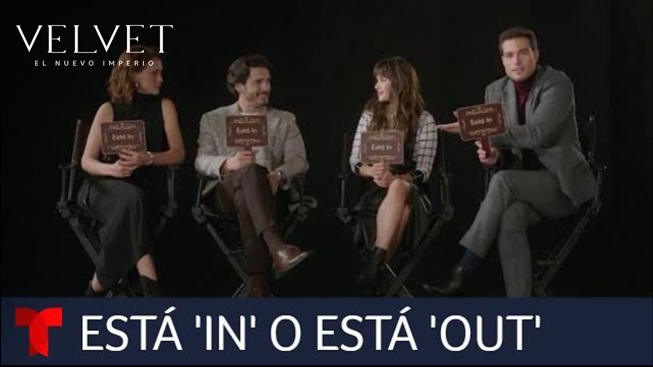 Carolina Miranda, Samantha Siqueiros, Yon González y Danilo Carreras juegan a Está ‘IN’ o Está ‘OUT’