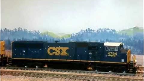 Flared Radiator SD70MACs: CSX 4794, CSX 4758 HO Scale Models