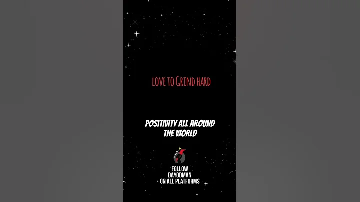 Love To Grind Hard #dayodman #motivation #eeyayyahh #motivational #love